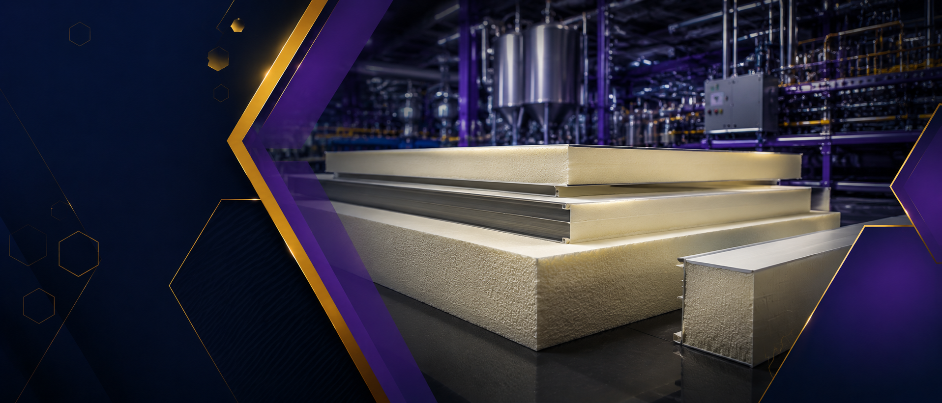 Rigid PU foam block